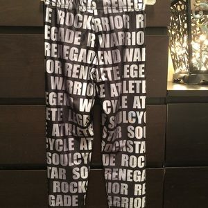 SoulCycle SMALL Warrior Leggings